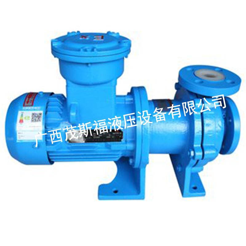 廠家供應(yīng)CQB50-32-125F氟塑料磁力泵，稀鹽酸輸送泵 .jpg